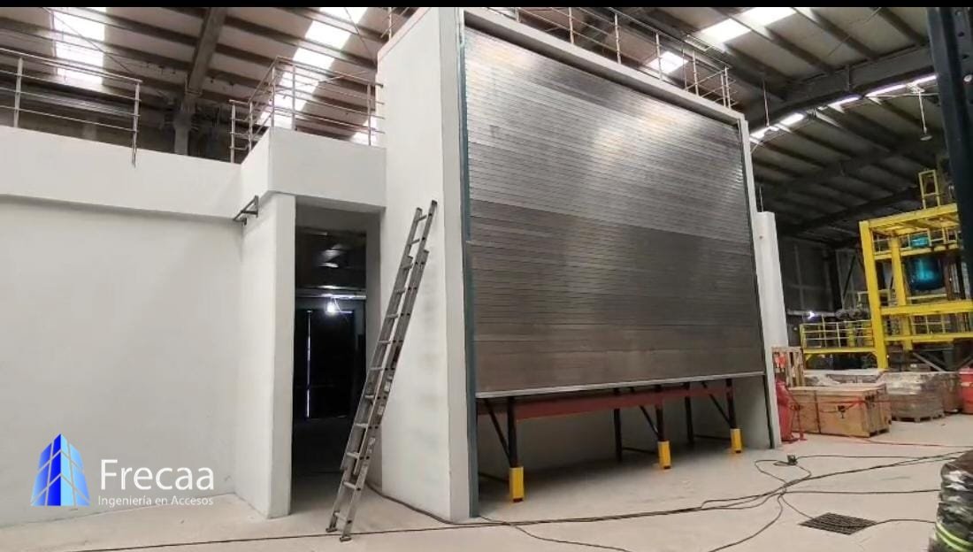 cortina industrial de aluminio